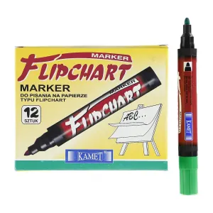 Značkovač na papír Kamet, zelený, kulatý hrot 0,2 mm (K-2103)