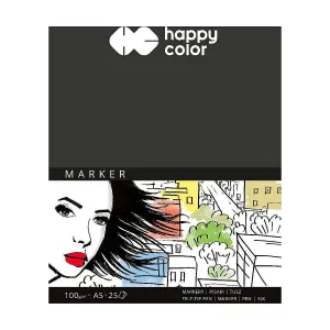Happy Color Happy Color umělecký blok pro fixy A5 100g 25k (HA 3710 1520-A25)