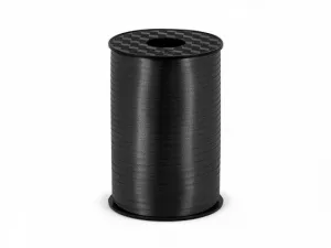 Plastová stuha Partydeco černá, 5 mm/225 m 5 mm (PRP5-010)