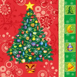 Ubrousky Pol-mak s hvězdičkou - mix 330 mm x 330 mm (Sd GW)