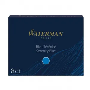 Modré dlouhé kazety Waterman (S0110860)
