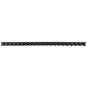 Titanové hřebeny na vázání A4 - černé, průměr 12 mm (12CZ)