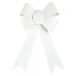 Arpex bílá třpytivá mašle velká 29 cm (BN5458BIA-0615)