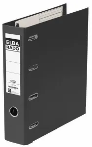 Pákový pořadač Elba RADO s dvojitým mechanismem A4 černý 75 mm (100551851)