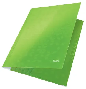 Leitz WOW A4 kartonový pořadač na gumy barva: zelená (39820054)