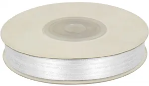 Titanum Craft-Fun Series saténová bílá 3mm 50m stuha (TS3-008)