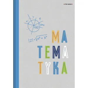 Sešit TOP-2000 s matematickou tematikou A5 80k. 70g kontrola 150 mm x 210 mm (400160621)