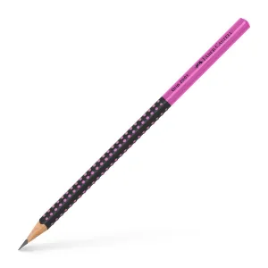 Tužka Faber Castell Grip 2001 Two Tone black/pink HB (517011FC)
