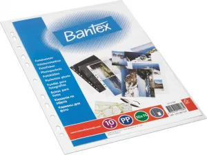 Bantex vertikální pouzdro na fotografie 10 x 15 cm 100 mic 10 ks. (2112-08)
