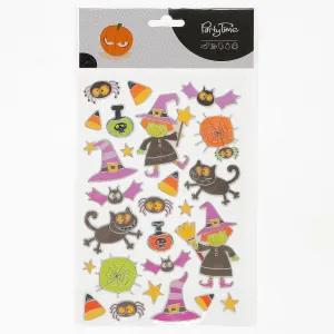 Arpex metalizovaná halloweenská nálepka (samolepka) (HA0363)