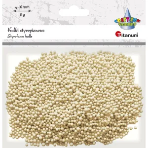Titanum Craft-Fun Series polystyrenové ozdobné kuličky (5mm/8g/X111)