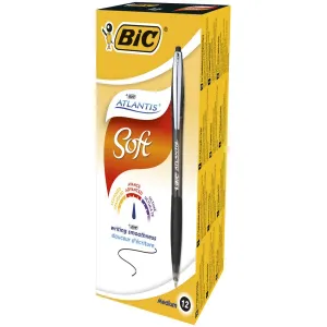 Kuličkové pero Bic Atlantis Soft Metal Clic oil