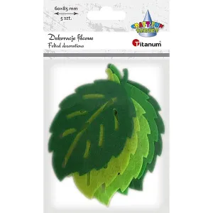 Plstěná ozdoba Titanum Craft-Fun Series Ažurové listy (3629)