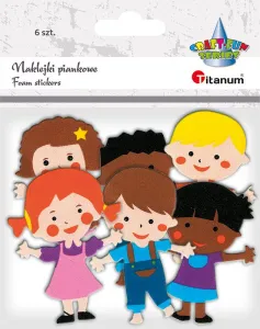 Nálepka (samolepka) Titanum Craft-Fun Series pěna Děti (4636)