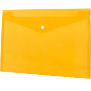 Tetis plastový pořadač na knoflíky obálka str. A4 barva: oranžová 140 mic. 235 mm x 330 mm (BT611-P)