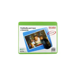 Podložka pod myš Biurfol - světle zelená 220 mm x 180 mm (KPM-1-02)