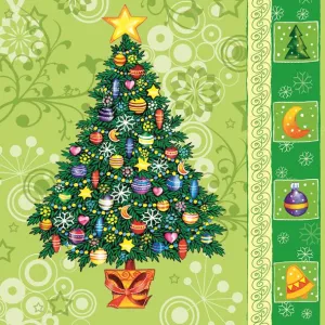 Ubrousky Pol-mak s hvězdičkou - mix 330 mm x 330 mm (Sd GW)