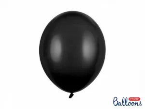 Partydeco Silný pastelově černý gumový balónek 100 ks černý 300 mm (SB14P-010)