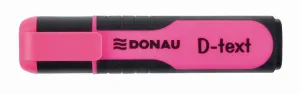 Zvýrazňovač Donau D-Text, růžový 1,0-5,0 mm (7358001PL-16)