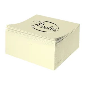 Protos papírová kostka - krémová 85 mm x 85 mm x 30 mm