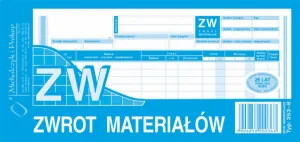 Vlastní výtisk Michalczyk i Prokop ZW Vrácení materiálů 1/3 A4 80k. (353-8)