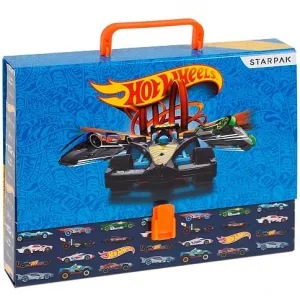 Starpak Hot Wheels A4, široký hřbet s klipem, barva: mix 310 mm x 230 mm (337293)
