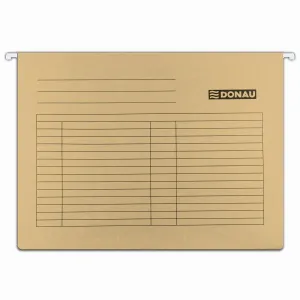 Závěsný pořadač Donau A4 - hnědý 230g (7410905-02)