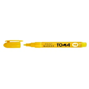 Olejový popisovač Toma, žlutý 1,5mm kulatý hrot