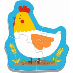 Puzzle Trefl baby klasická zvířátka na venkově 3, 4, 5, 6 el. (36070)
