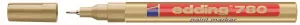 Olejový popisovač Edding, zlatý 0,8 mm (780)
