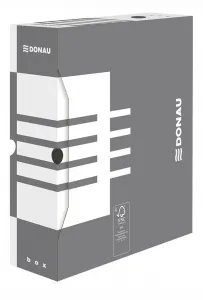Kartotéka Donau A4 - šedá 100 mm x 340 mm x 297 mm (7661301FSC-13)