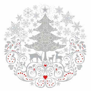 Ubrousky Pol-mak s hvězdičkou - mix 330 mm x 330 mm (Sd GW)