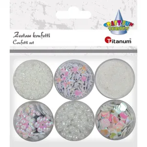Titanum Craft-Fun Series dekorativní sada konfety, flitry, korálky (339367)