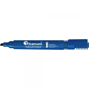 Permanentní popisovač Titanum, modrý, 2,0mm kulatý hrot (PY1026-02)