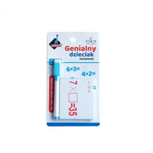 Askato vzdělávací hračka Genius kid arithmetic fiche - násobení (0202)
