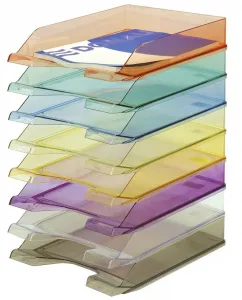 Zásuvka na dokumenty Donau - oranžová 254 mm x 60 mm x 346 mm (7470001PL-12)