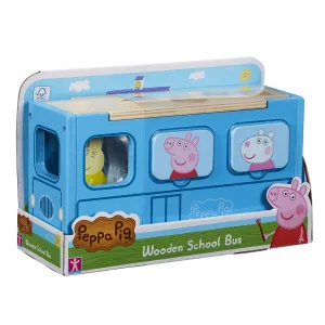 Tm Toys Peppa Pig dřevěný autobus (PEP07222)