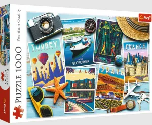 Puzzle Trefl Pohlednice z dovolené 1000 el. (10714)