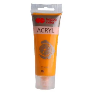 Happy Color akrylová barva: tmavě žlutá 75ml (HA 7370 0075-16)