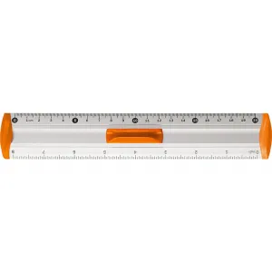Hliníkové pravítko Tetis 20 cm (BL040-NB)