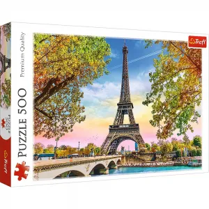 Puzzle Trefl romantická Paříž 500 el. (37330)