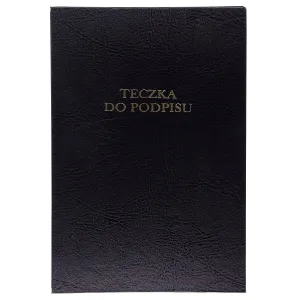 Podpisová složka Barbara A4 - černá 10k. (1822209)