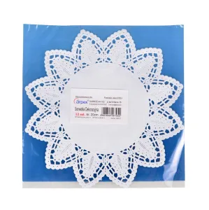 Dekorativní ubrousky Arpex - bílé 200 mm x 200 mm (D2703)