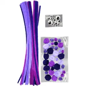 Dekorativní sada Titanum Craft-Fun Series fialová (16072A)