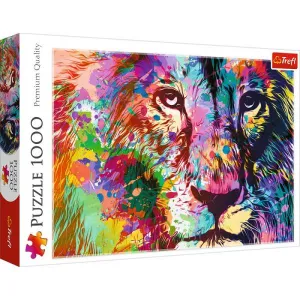 Puzzle Trefl Barevný lev 1000 el. (10707)