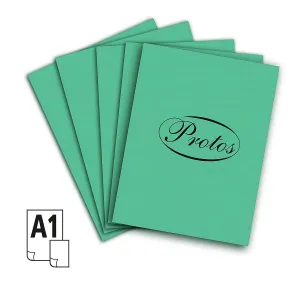 Protos A1 tyrkysová 20k 610 mm x 860 mm štětinová deska