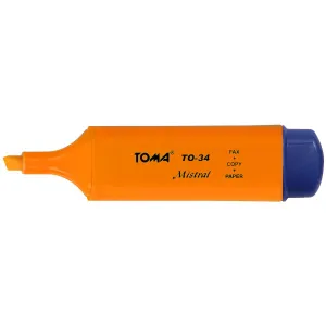 Zvýrazňovač Toma, oranžový 1,0-5,0 mm (TO-334 5 2)