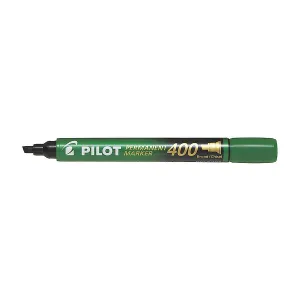 Permanentní popisovač Pilot, zelený, 4,0 mm, dlátovým hrotem (SCA-400-G)