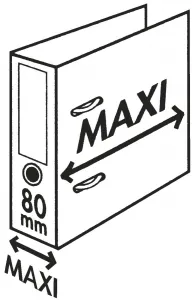 Pákový pořadač Esselte Plus A4 žlutý 85 mm (624076)