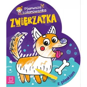 Aksjomat vzdělávací kniha Zvířata. První omalovánky se psem